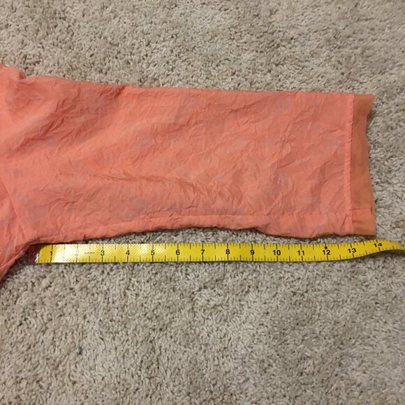 Vintage JH Collectibles Coral & Mother of Pearl Button Up Dress Shirt - Picture 16 of 16